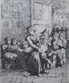 Il castigo dei fanciulli a scuola by Bartolomeo Pinelli (1810).
