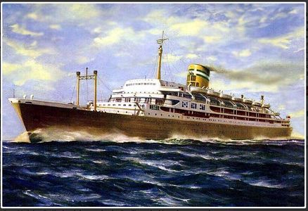 Painting of the SS Santa Maria