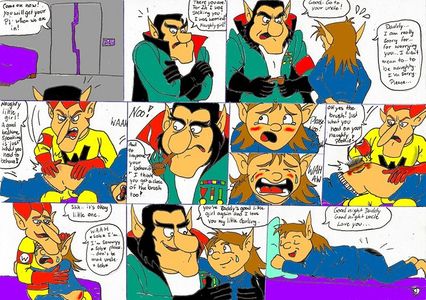 Bedtime spanking comic by Barbossasdaughter (2009), part 2