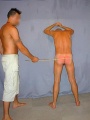 Leaning against wall as spanking position