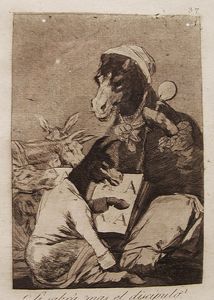 Artwork by Francisco Goya‎ (1799).
