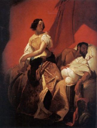 Vernet's Judith and Holofernes, for which Pélissier modelled