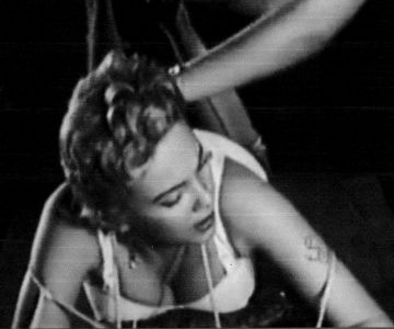 Still from Lessons of the Strap, a 1950s bondage-spanking stag reel