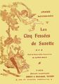 Title page of Les Cinq fessées de Suzette (1910).