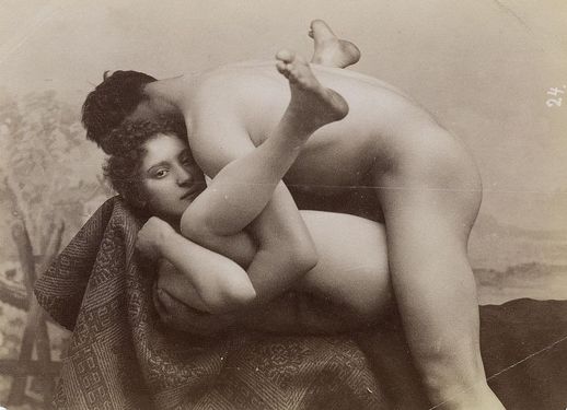 Postcard, Couple, 1880s