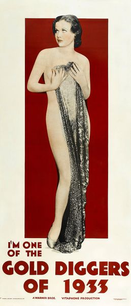 File:Gold Diggers of 1933 ( Style F door panel - chorus girl).jpg