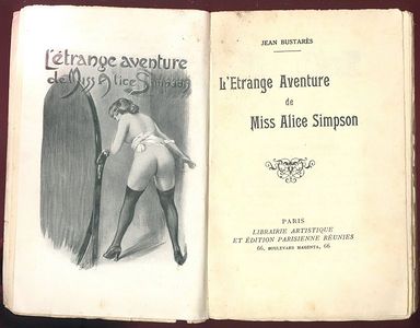 Title page of L'Etrange Aventure de Miss Alice Simpson (1922).