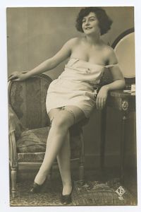 Biederer_French_Erotic_Sexy_Near_Nude_Original_1920S