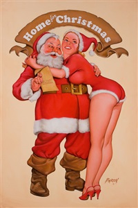 Nadine with Santa
