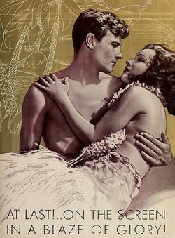 Ad of Joel McCrea and Dolores del Rio from Bird of Paradise (1932)